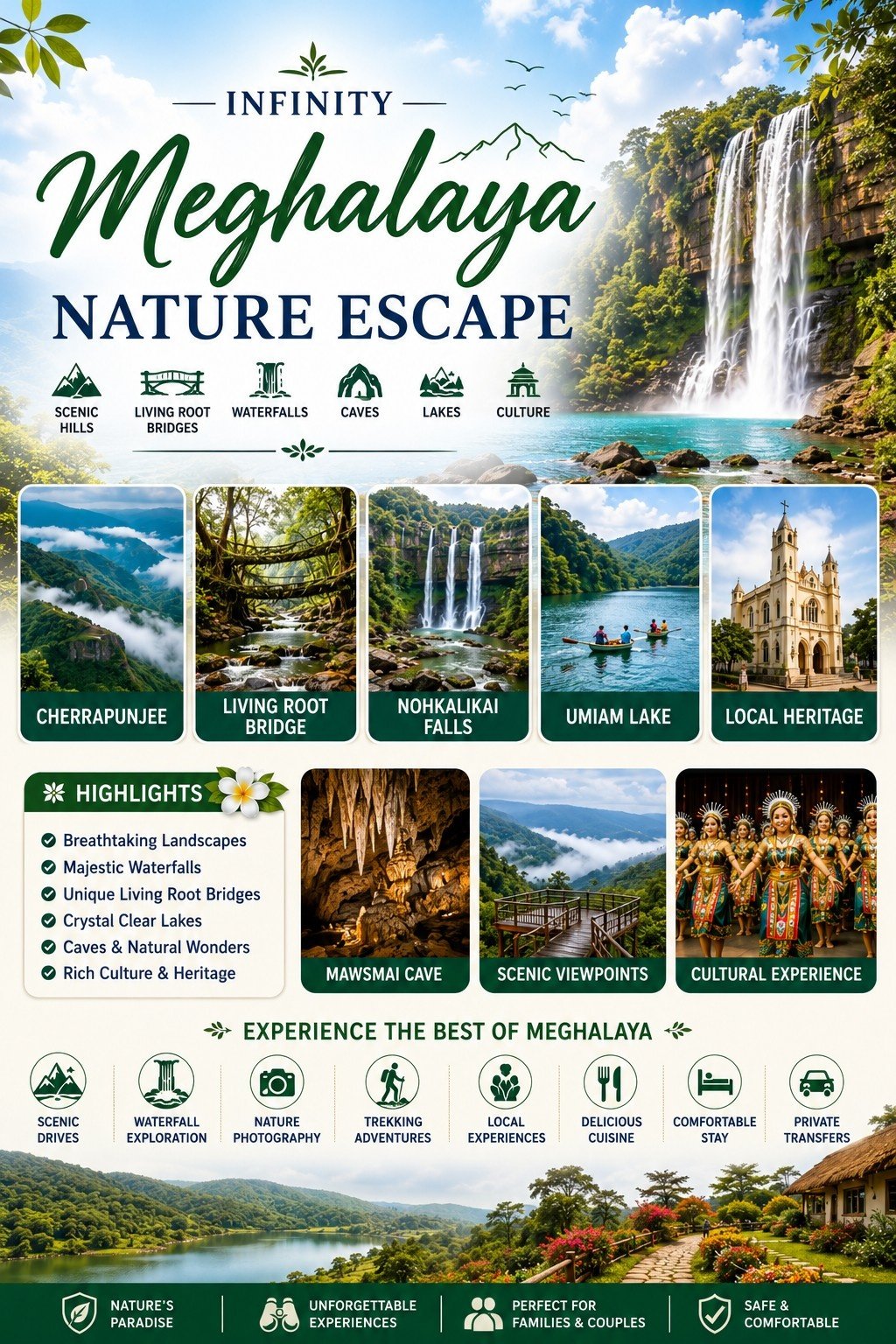 Infinity Meghalaya Rainforest Escape – 4 Nights / 5 Days